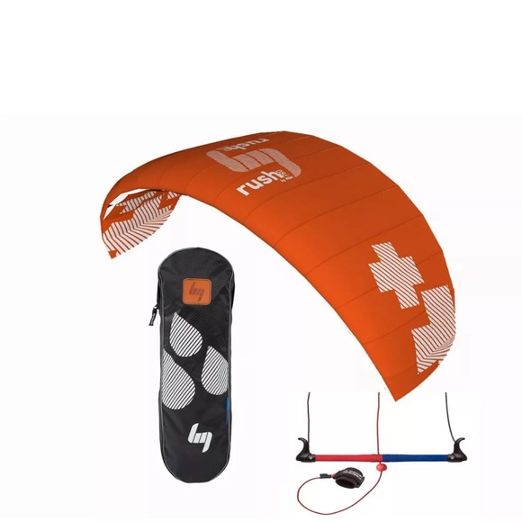 HQ4 Rush Pro 350 Kite  Power Foil Kite-Boarding +Kite Killer +Bar +Lines - Picture 1 of 1